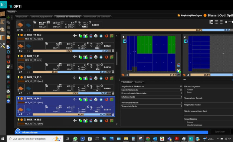 Biesse lance un nouveau logiciel d'optimisation pour ses scies à panneaux