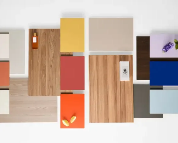 panneaux décoratifs ALVIC multicolores pour projets d’architecture éphémère